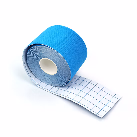 Cinta terapéutica respirable impermeable colorida los 5cmx5m de la kinesiología con el pegamento más fuerte