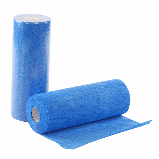 Telas no tejidas especiales Desinfección de cocina no tejida desechable Toallita húmeda Limpieza Paño seco con impresión Toallita suave